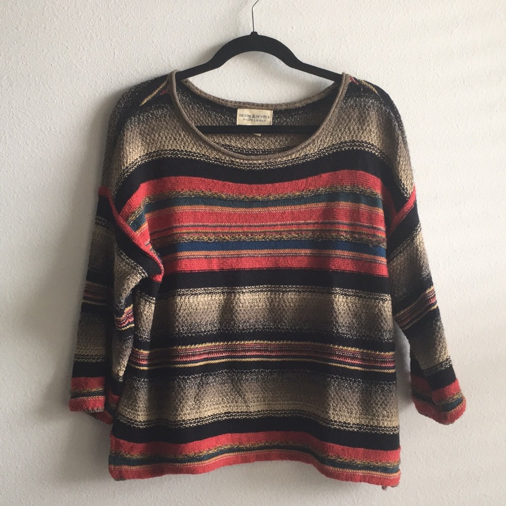Ralph Lauren Denim Supply Southwestern Sweater L